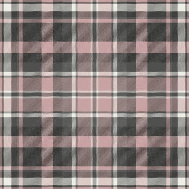 Klasik ekose desenli tozlu pembe, gri ve beyaz. Geçmişin, tekstilin ya da projene biraz klasik cazibe katmak için mükemmel..