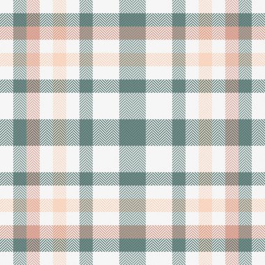 Kareli kumaş desenli, ringa balığı kemikli. Nazik pastel tonlarda, çok yönlü, kusursuz bir tekstil tasarımı, arka plan, giyim ve el sanatları projeleri için mükemmel..