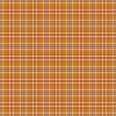 Ekose desenli kumaş, pastel kusursuz özgeçmiş kontrolü. Keten vektör deseni kumaş tartan kırmızı ve kehribar renk paleti.