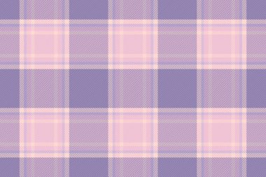 Süssüz ekose kumaş, kumaş kontrolü. Işık ve pastel renk paletinde solmuş model arkaplan vektör dokusu.