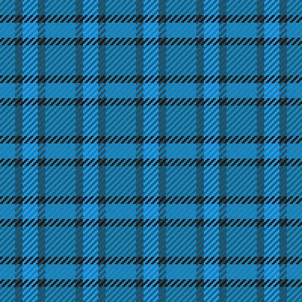 Halısız kontrol vektörü, harika bir arka plan ekoseli desen. Dogtooth kumaş dokusu tartan tekstil cyan ve siyah renk paleti.