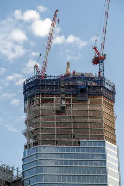 stock image The Link, Totals Futuristic Headquarters, Rising in La Defense Business District