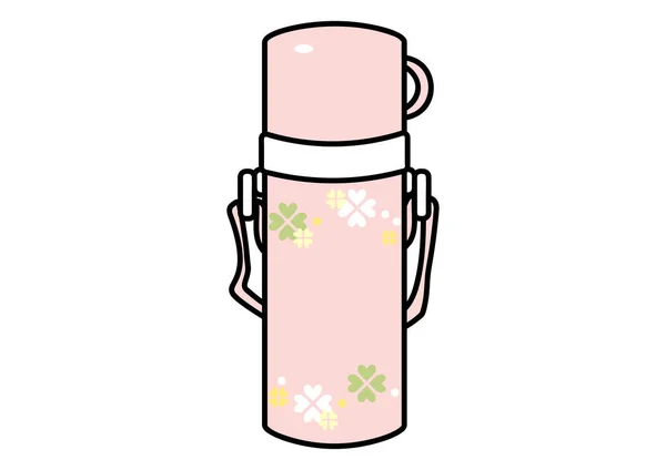 シンプルな水ボトルのクリップアート — ストックベクタ