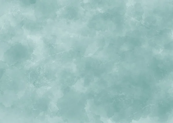 Blaues Aquarell Schmerz Auf Papier Textur Schöner Hintergrund Mit Fleck — Stockfoto
