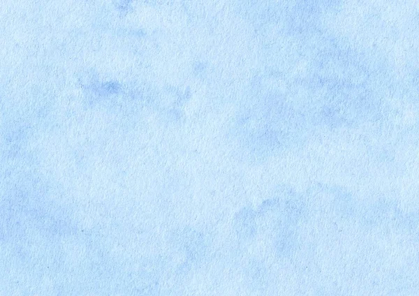 Acquerello Cielo Blu Con Texture Carta Sfondo Modello Biglietto Invito — Foto Stock