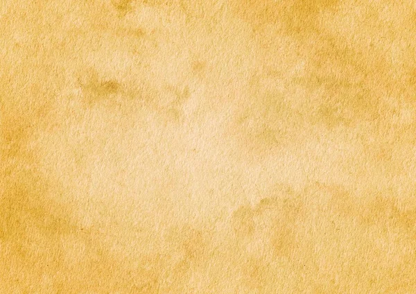 Абстрактна Жовта Акварельна Пляма Паперовою Текстурою Фон Шаблону Запрошення Картки — стокове фото
