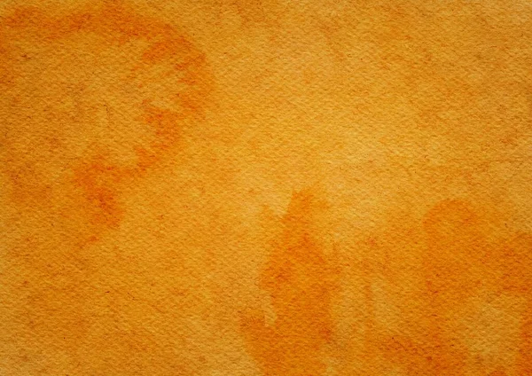 Αφηρημένη Πορτοκαλί Υδατογραφία Υφή Χαρτιού Φόντο Για Πρότυπο Κάρτα Πρόσκλησης — Φωτογραφία Αρχείου