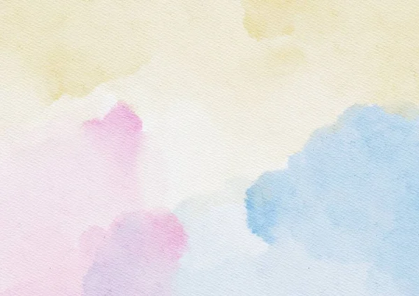 Abstract Watercolor pastel background paint with paper texture