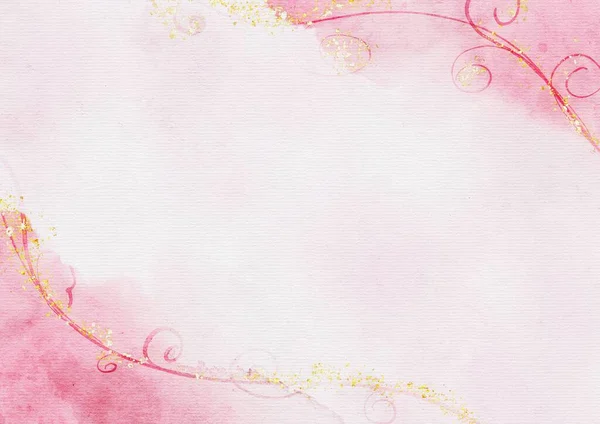 Ροζ Κηλίδες Νερομπογιάς Και Πιτσιλιές Grunge Υφή Φόντου Χαρτί Υφή — Φωτογραφία Αρχείου