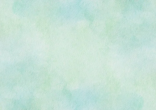 Абстрактні Зелені Пастельні Акварельні Плями Фон Акварельному Папері Текстуровані Дизайну — стокове фото