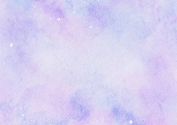 Abstract Art Purple Watercolor Stains Background Watercolor Paper Textured Design — Photo