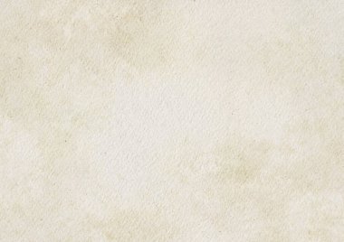 Eski kağıt dokusunun detaylarını kapat, suluboya lekeli bej kağıt klasiği