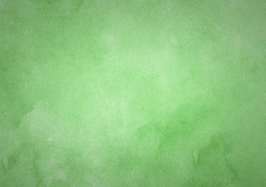 Abstract green pastel watercolor stains background on watercolor paper textured for design templates invitation card