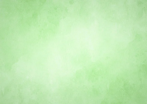 要約緑のパステル水彩の汚れ背景水彩紙の質感のためのデザインテンプレート招待カード — ストック写真