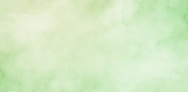 Abstract green pastel watercolor stains background on watercolor paper textured for design templates invitation card