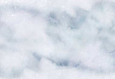 Kağıt dokusu üzerine mavi suluboya resim, şablonlar için mavi sanatsal element davetiye kartı tasarımı