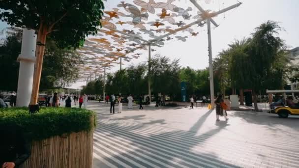 Sgi Dubai Expo 2023 Layouter För Utveckling Dubai Utställning Med — Stockvideo