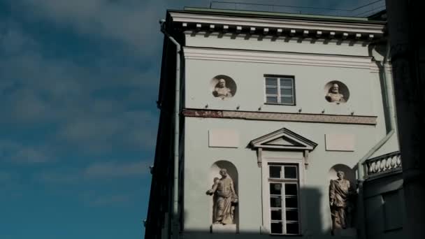 Edificio Del Ermitage San Petersburgo Vista Desde Calle — Vídeos de Stock