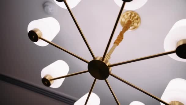 Itens Interiores Decoração Apartamentos Luxo — Vídeo de Stock