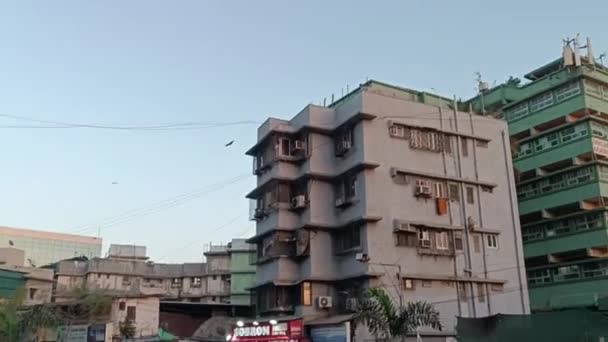 Mumbai Deki Dharavi Gecekondu Bölgesi — Stok video