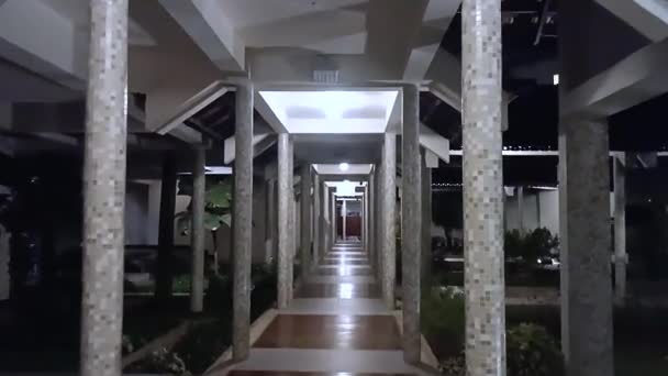 Hotel Luxo Com Moradias Lago Kochi Índia — Vídeo de Stock