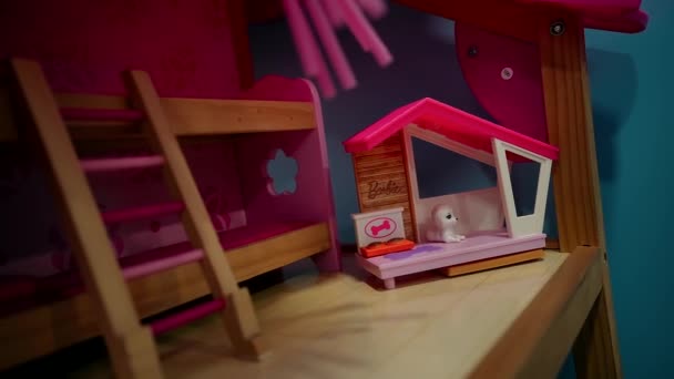 Zabawki Pokój Zabaw Dla Dzieci Wiele Zabawek Dla Dzieci — Wideo stockowe