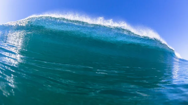 Océano Wave Nadando Dentro Una Fotografía Agua Primer Plano Del Fotos De Stock