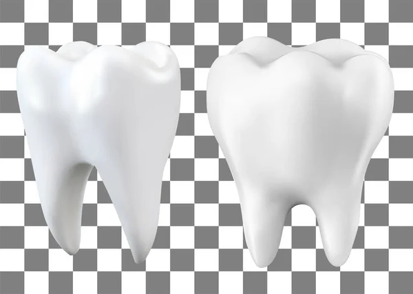Векторная Иллюстрация Зубов Фоне Реалистичной Чистоты Зубов — стоковый вектор