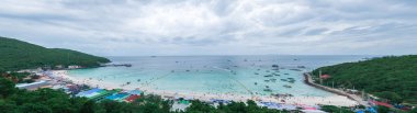 Koh larn 'ın Panorama' sı, Pattaya 'nın Landmark' ı, Chonburi, Tayland 'ın ünlü turistik merkezleri.