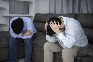 LGBT gururlu ay konsepti, hassas çift.