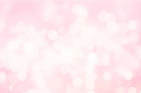 Soft Rosa Luci Sfocate Sfondo Bokeh San Valentino Texture Astratta — Foto Stock