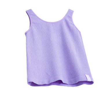 Üst düzey menekşe rengi. Moda kıyafetleri, kadın kıyafetleri. Basit tek gömlekli..