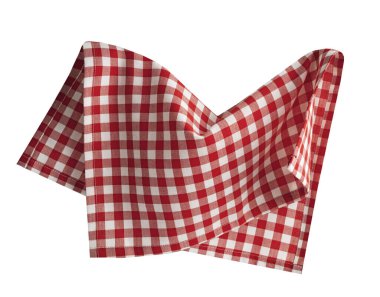 Kırmızı kareli pamuklu havlu beyaz, piknik örtüsü, tekstil peçetesi. Yemek dekoru. Bulaşık örtüsü. Masa örtüsü..