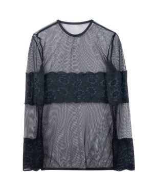 Bleck örgü bluz, katıksız bluz, uzun kollu kadın giysisi beyaza izole edilmiş, hiç kimse, tek nesne. Zarif giysi..