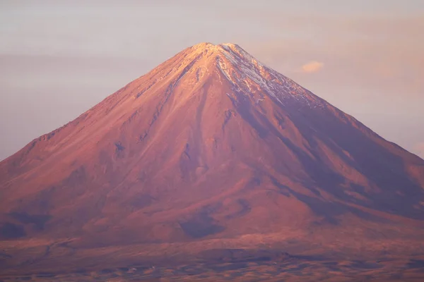Monte Licancabur Vulcano Oltre 000 Metri Altezza Confine Tra Bolivia — Foto Stock