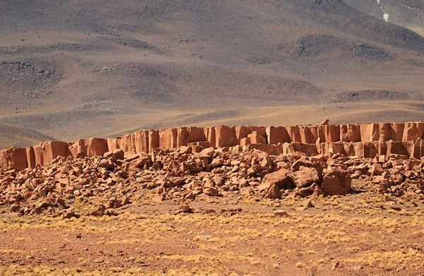 Erstaunliche Felsformationen Los Flamencos Nationalpark Chilenisches Altipano Chile Südamerika — Stockfoto