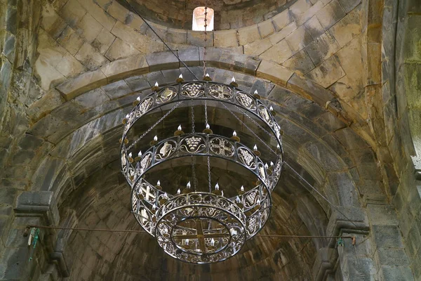 Interiér Středověkého Kostela Klášterním Komplexu Sanahin Unesco Světové Dědictví Severní — Stock fotografie