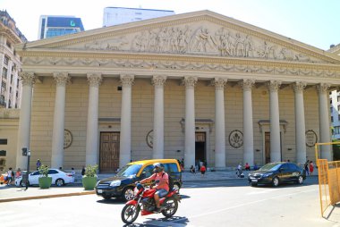 Buenos Aires Metropolitan Cathedral with Stunning Neo-Classical Columns, Argentina, South America
