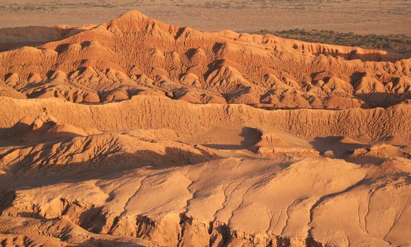 Потрясающий Пейзаж Перед Закатом Валье Луна Долина Луны Пустыне Атакама — стоковое фото