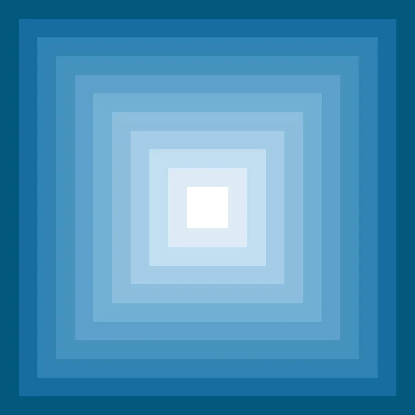 梯度蓝彩色抽象3D多正方形框架的说明 — 图库照片