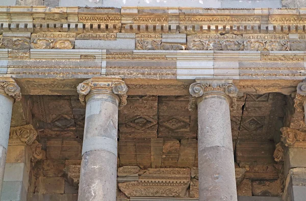 Detalles Asombrosos Del Templo Garni Templo Pre Cristiano Dedicado Dios — Foto de Stock