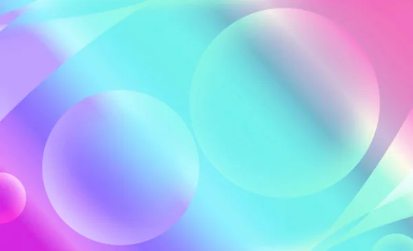 Abstract Illustration Gradient Light Blue Pink Various Sized Spheres — Stock Photo, Image