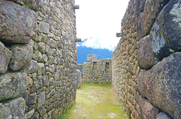 Incredible Structure Ruins Machu Picchu Citadel Sacred Valley Incas Urubamba — Stock Photo, Image