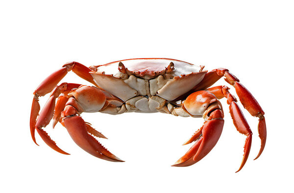 Red Crab Isolated on Transparent Background, PNG File