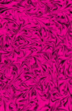 Illustration of magenta and black liquid texture for abstract background clipart