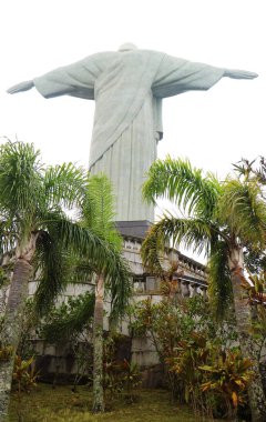 The Statue of Christ the Redeemer, One of the New 7 Wonders of the World Located on Corcovado Mountain in Rio de Janeiro, Brazil, South America