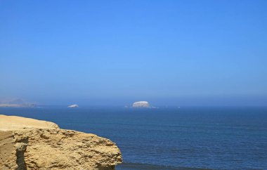 Pacific Coast of Paracas National Reserve, Known as Where the Desert Meets the Ocean, Ica Region, Peru, South America clipart