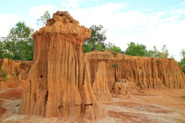 Ta Phraya Ulusal Parkı, Sa Kaeo Eyaleti, Doğu Tayland 'da Lalu adlı inanılmaz Tayland Kanyonu