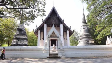 Wat Thammaram Ortaçağ Budist Tapınağı, Ayutthaya Tarih Parkı, Tayland