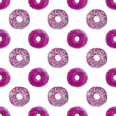 Şeffaf Arkaplanda Ağız Söndüren Böğürtlenli Donut Örnekleri, PNG dosyası